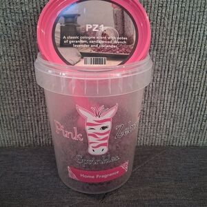 Pink Zebra Sprinkles in Pink and White